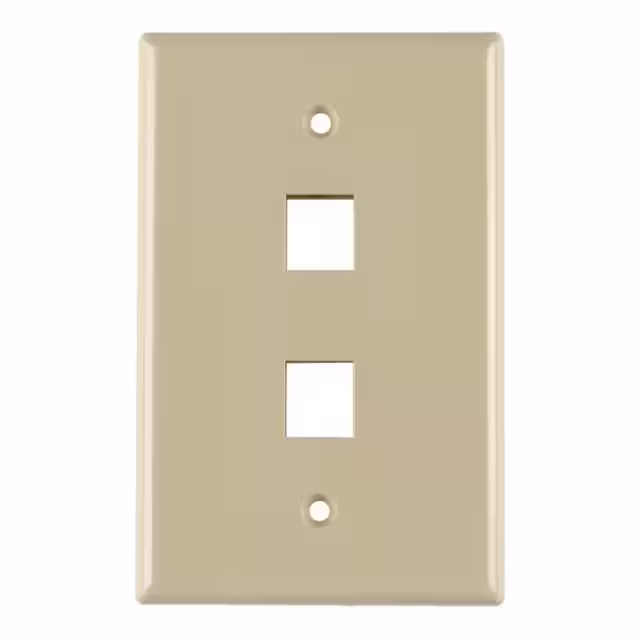 FPMDUAL-I HellermannTyton  Keystone Faceplates Frames